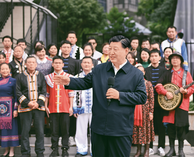习近平：铸牢中华民族共同体意识 推进新时代党的民族工作高质量发展
